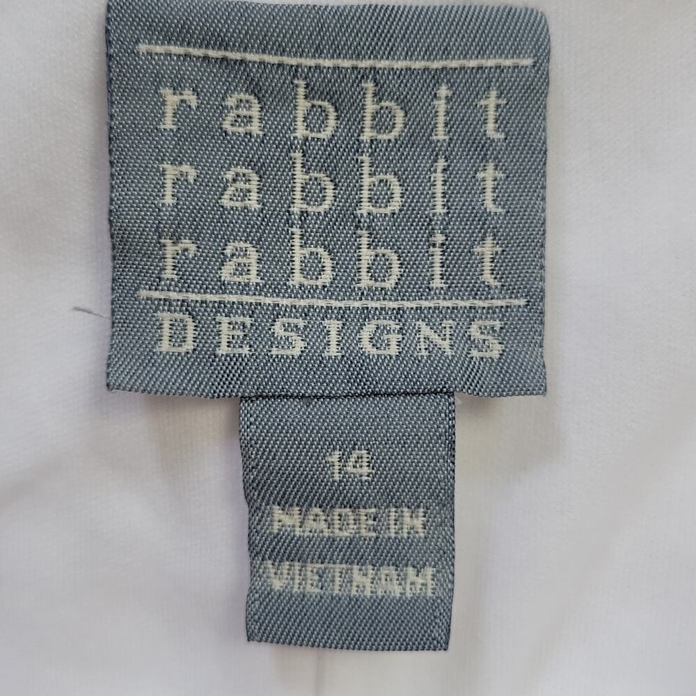 EUC Rabbit Rabbit Rabbit Designs 14 Dress Pullover Fit & Flare Lace Lined - Picture 14 of 16